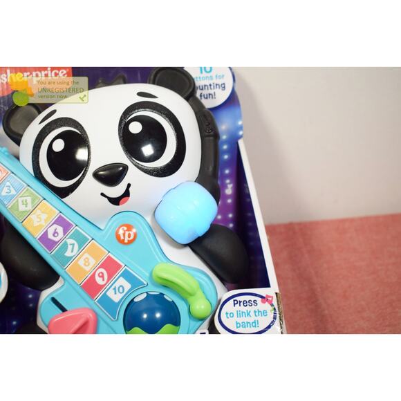 Fisher-Price Link Squad Jam & Count Panda Baby Learning Toy - Picture 3 of 6